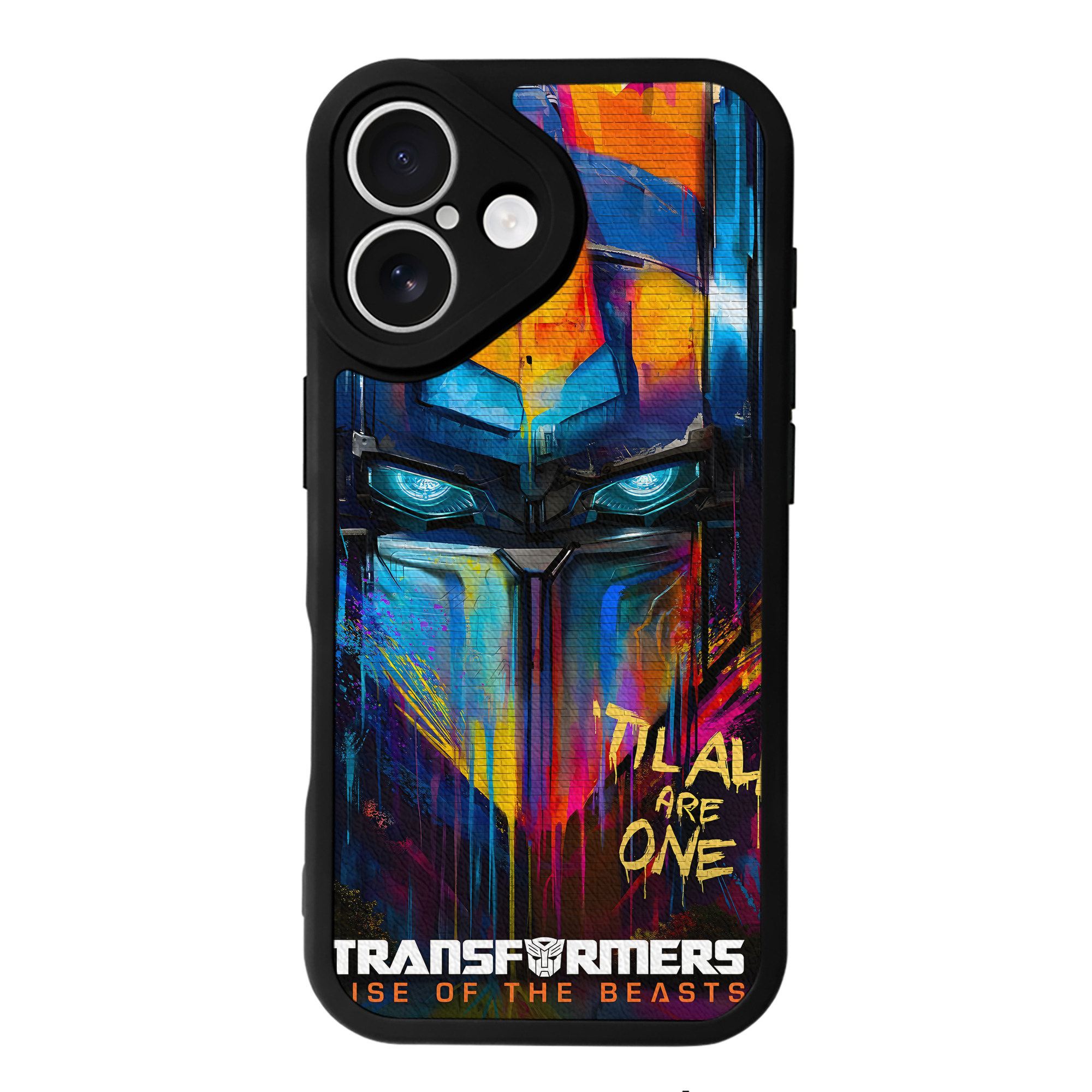 （画像用） Transformers トランスフォーマー 【iPhone 16シリーズ対応】シリコンスマホケース（レザー調） 材質：シリコン
